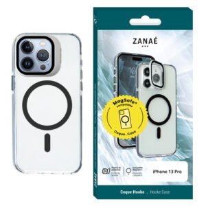Coque Hooke MagSafe pour iPhone 13 Pro, Noir