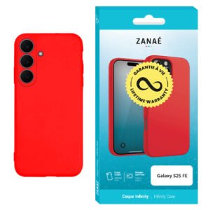 Coque Infinity pour Galaxy S25 FE, rouge
