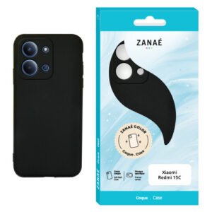 Coque Zanae Color pour Redmi 15C, noir