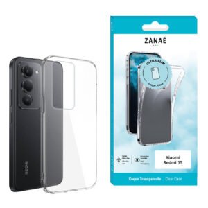 Coque Softgel pour Redmi 15, transparent