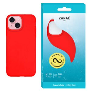 Coque Infinity pour iPhone 16 Pro, rouge