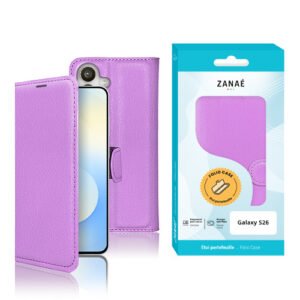 Etui Portefeuille Zanae pour Galaxy S26, violet