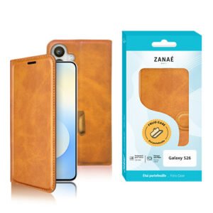 Portefeuille Zanae Columbia pour Galaxy S26, Moutarde
