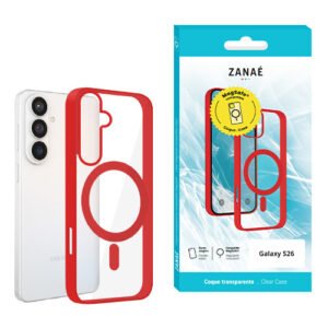 Coque Aura MagSafe pour Galaxy S26, rouge