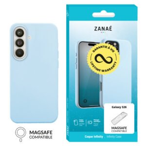 Coque Infinity MagSafe pour Galaxy S26, bleu clair