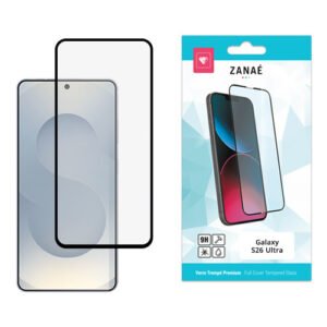 Verre trempe Full Cover pour Galaxy S26 Ultra, noir