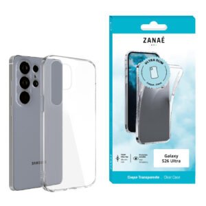 Coque Softgel pour Galaxy S26 Ultra, transparent