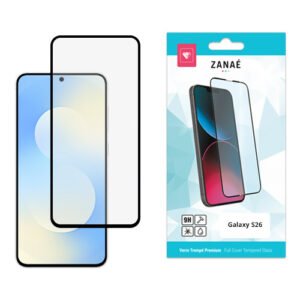 Verre trempe Full Cover pour Galaxy S26, noir