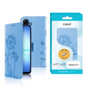 Etui Blowball pour Galaxy A17, bleu