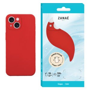Coque Zanae Color pour Redmi Note 15 4G, rouge
