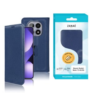 Etui Portefeuille Zanae pour Redmi Note 15 / Poco M8, marine