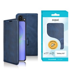 Portefeuille Zanae Columbia pour Galaxy A37, marine