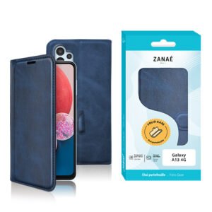 Etui Portefeuille Zanae Columbia pour Galaxy A13 4G, Marine