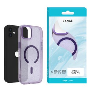 Coque Glow Purple MagSafe pour iPhone 12 / iPhone 12 Pro