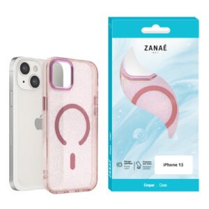 Coque Glow Pink MagSafe pour iPhone 13