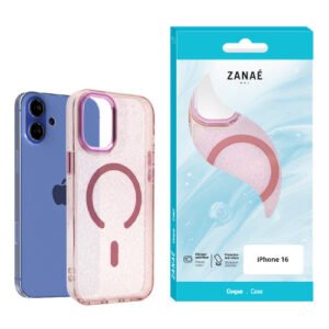 Coque Glow Pink MagSafe pour iPhone 16
