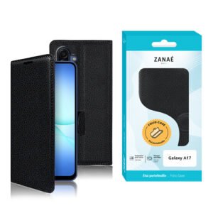 Etui Portefeuille Zanae pour Galaxy A18 / A17 , Noir