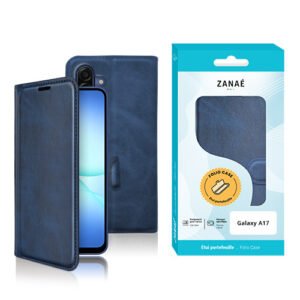 Portefeuille Zanae Columbia pour Galaxy A18 / A17, Marine