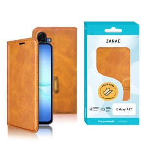 Portefeuille Zanae Columbia pour Galaxy A18 / A17, Moutarde