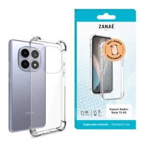 Coque Silicone transparent avec coins renforces pour Redmi Note 15 / Poco M8, transparent