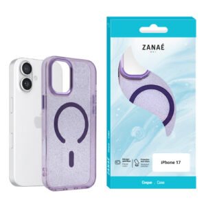 Coque Glow Purple MagSafe pour iPhone 17