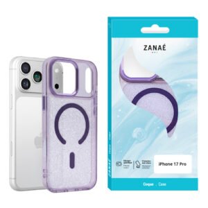 Coque Glow Purple MagSafe pour iPhone 17 Pro