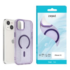 Coque Glow Purple MagSafe pour iPhone 13