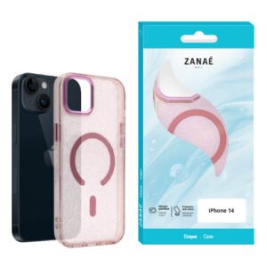Coque Glow Pink MagSafe pour iPhone 14