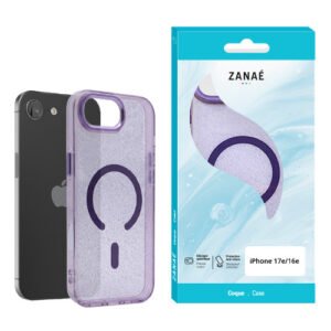 Coque Glow Purple MagSafe pour iPhone 17e / iPhone 16e