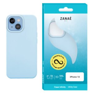 Coque Infinity pour iPhone 13, Bleu clair